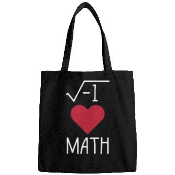Discover Funny I Love Math Bags