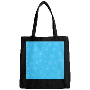 Discover Blue Snowflakes Pattern Bags