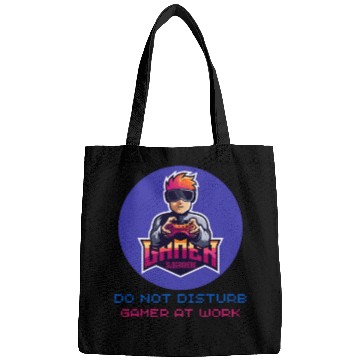 Discover Do Not Disturb Gamer At Work-Gaming Lover Bags