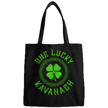 Discover One Lucky Kavanagh Irish Family Four Leaf Clover Bags