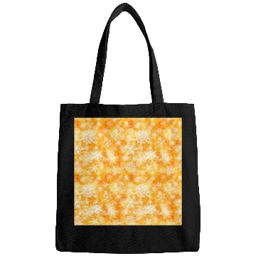 Discover Orange White Snowflakes Pattern Bags