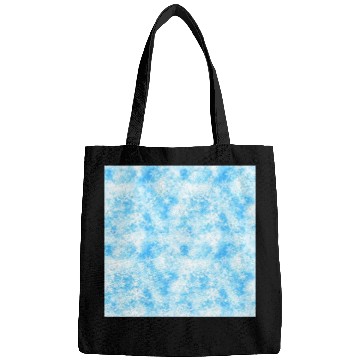 Discover Blue White Snowflakes Pattern Bags