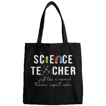 Discover Science Teacher Just Like Normal Teacher Science Bags