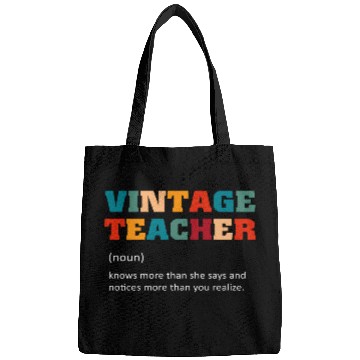 Discover Vintage Teacher Definition Bags