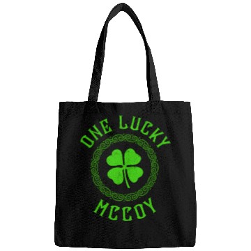 Discover One Lucky McCoy Irish Family Four Leaf Clover Bags