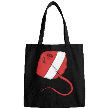 Discover Scuba Diver Red White Flag Ray Scuba Diving Bags