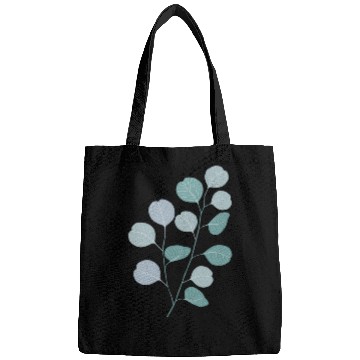 Discover Eucalyptus evergreen design - natural plant leaves Bags