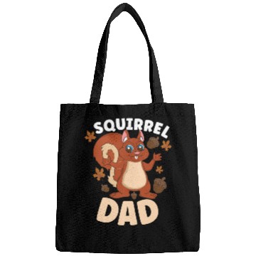 Discover Funny Squirrel Fan Squirrel Lover Chipmunk Addict Bags