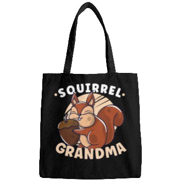 Discover Funny Squirrel Fan Squirrel Lover Chipmunk Addict Bags