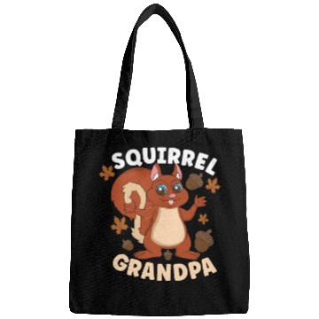 Discover Funny Squirrel Fan Squirrel Lover Chipmunk Addict Bags