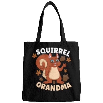 Discover Funny Squirrel Fan Squirrel Lover Chipmunk Addict Bags