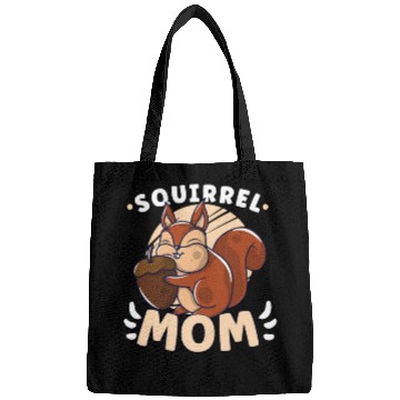 Discover Funny Squirrel Fan Squirrel Lover Chipmunk Addict Bags