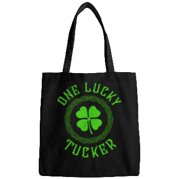 Discover One Lucky Tucker Irish Family Four Leaf Clover Bags