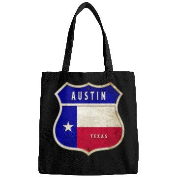 Discover Austin Texas crest flags design Bags