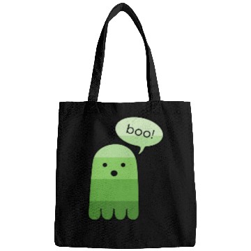 Discover Green Boo Ghost Halloween Bags