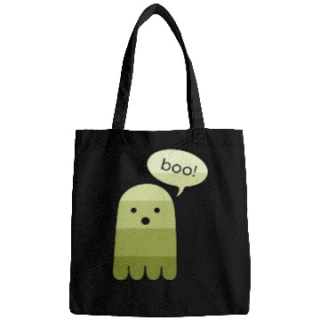 Discover Olive Green Boo Ghost Halloween Bags