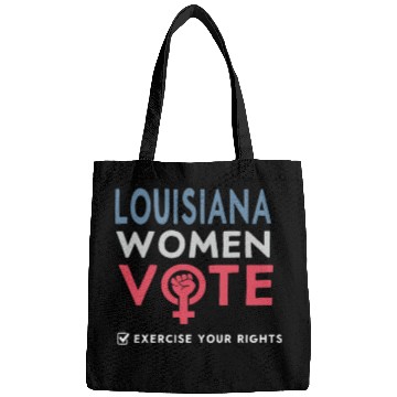 Discover Louisiana Women Vote Voter 2022 Election Feminist Bags