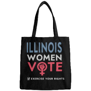 Discover Illinois Women Vote Voter 2022 Election Feminist Bags