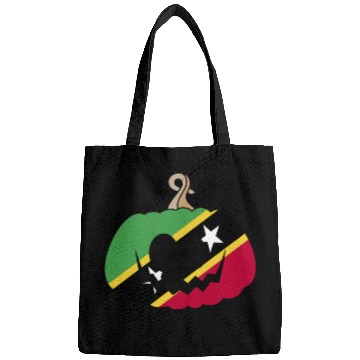 Discover Saint Kitts And Nevis Halloween Pumpkin Bags
