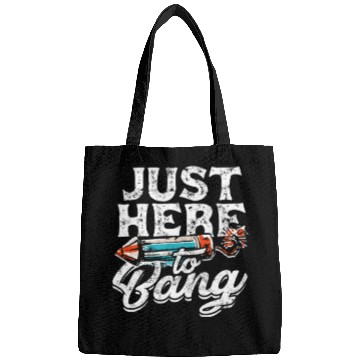 Discover Just here to bang - loud Bags