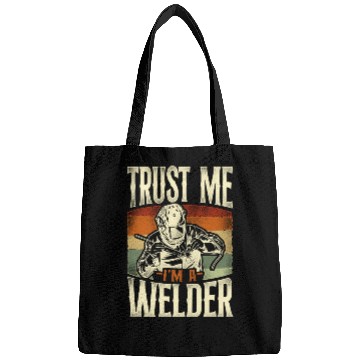 Discover Welder Welding Vintage Retro Trust Bags