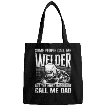 Discover Welder Welding Dad Father Vintage Bags