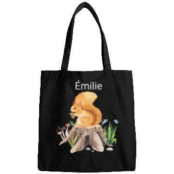 Discover Forest animal squirrel with name Émilie Bags