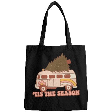 Discover Christmas Doodles Tis' The Season Retro Holiday Bags
