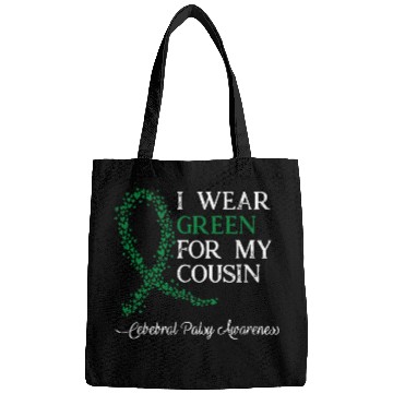 Discover I Wear Green For My Cousin Cerebral Palsy Awarenes Bags