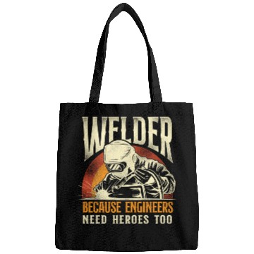 Discover Welder Welding Vintage Retro Bags
