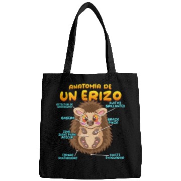 Discover Anatomy Of A Funny Hedgehog Bags