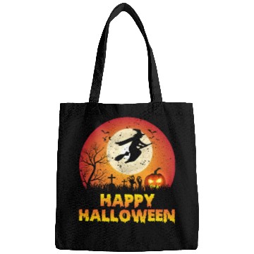 Discover Happy Halloween Witch Bags