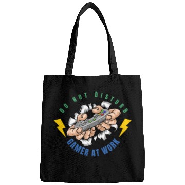 Discover Do Not Disturb Gamer At Work-Gaming Lover Bags