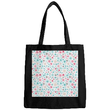 Discover Snowflakes Pattern Colorful Bags