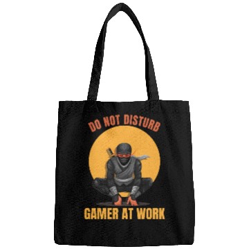 Discover Do Not Disturb Gamer At Work-Gaming Lover Bags