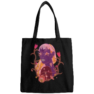 Discover Abstract Woman Face Bags