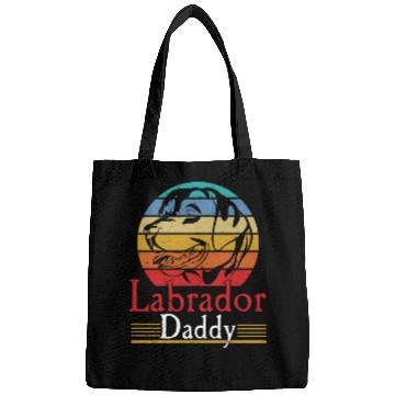 Discover Funny Mans Labrador Daddy Retriever Dad Matching Bags