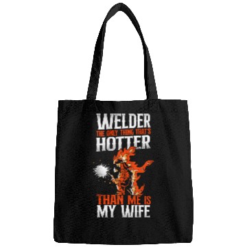 Discover Welder Welding Husband Wife Bags