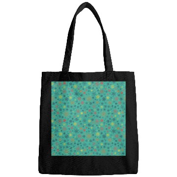 Discover Snowflakes Pattern Colorful Bags