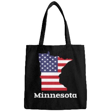 Discover US Minnesota Map Design for proud Minnesotans Bags