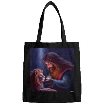 Discover Jesus Feeding Lion Bags