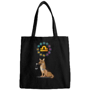 Discover Funny Dog Lover Horoscope Libra Zodiac Sign Cool Bags
