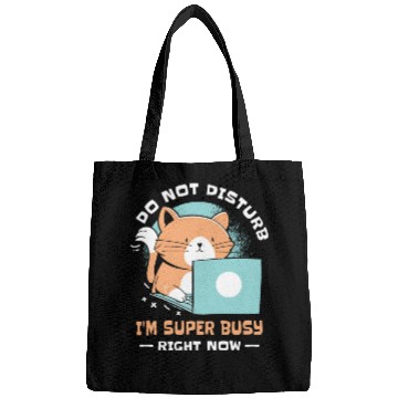 Discover Working Busy Cat Employee Cat Owner Worker Bags