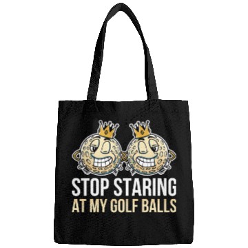 Discover Stop Staring At My Golf Balls Funny Golf Gift Bags