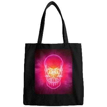 Discover Neon Glowing Celtic Tribal Skull Bags