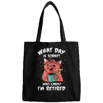 Discover Retired Cat Lover Retirement Bags