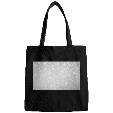 Discover Abstract Grey Snowflakes Pattern Bags