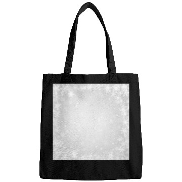 Discover Grey White Snowflakes Pattern Bags