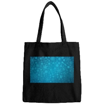 Discover Abstract Blue Christmas Winter Pattern Bags