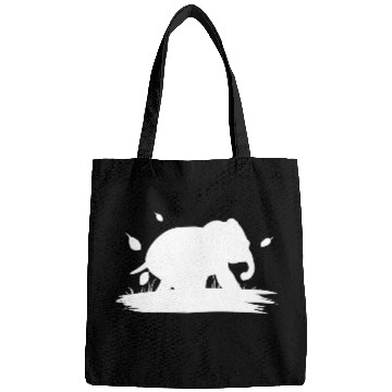 Discover Nature animal elephant icon Bags